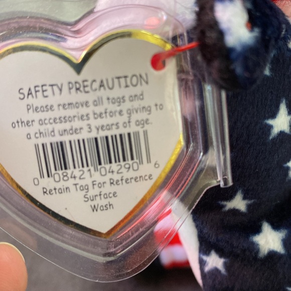 TY BEANIE baby Leftie 2000 NWT - Picture 5 of 9